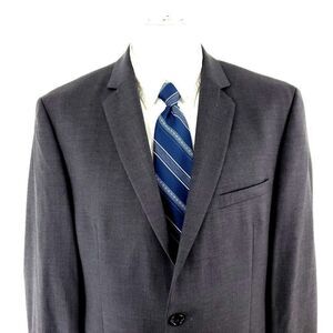 Joseph Abboud Wool 2 Button Blazer 40R Or Slim Fit 42R Gray